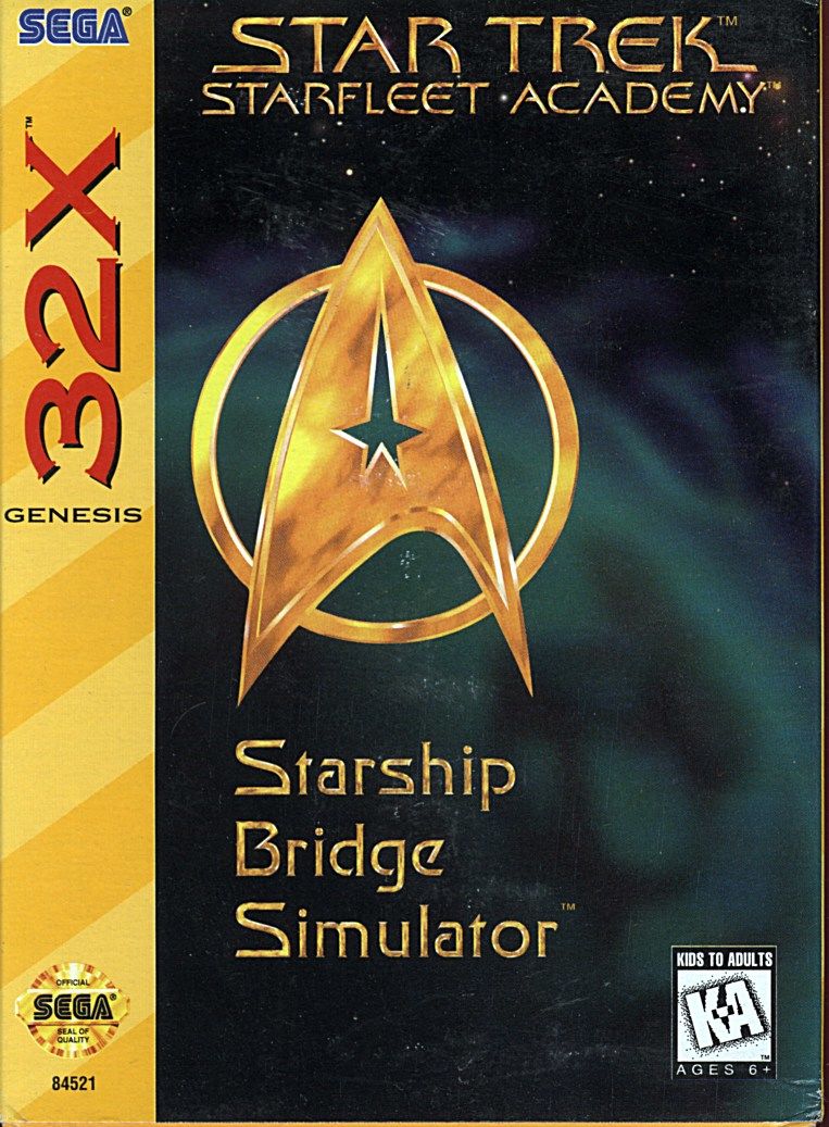 Star Trek Starfleet Academy box art for Super Nintendo